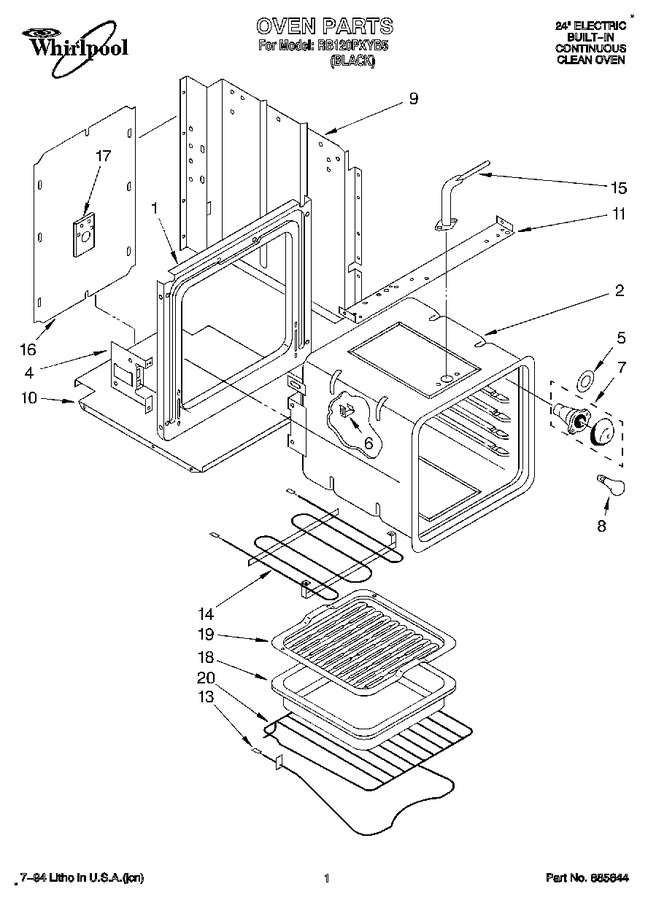 Diagram for RB120PXYB5