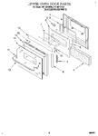 Diagram for 02 - Upper Oven Door