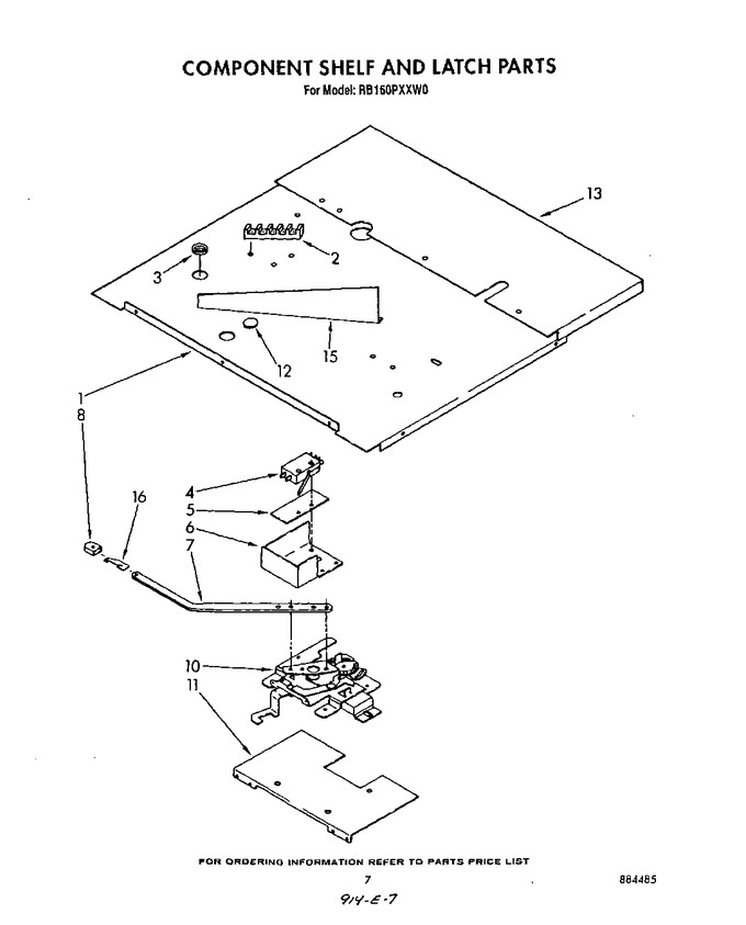 Diagram for RB160PXXW0