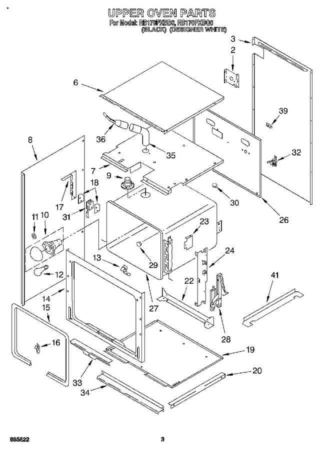 Diagram for RB170PXBB0