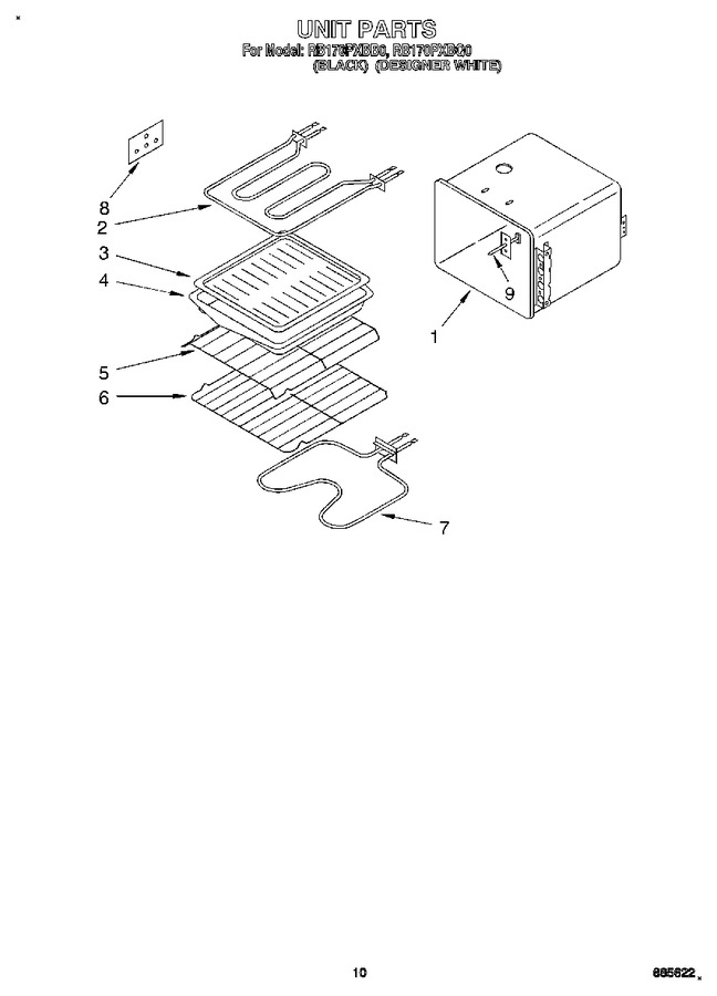 Diagram for RB170PXBB0