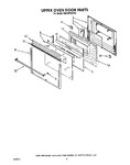 Diagram for 05 - Upper Oven Door