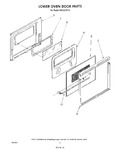 Diagram for 04 - Lower Oven Door , Literature And Optional