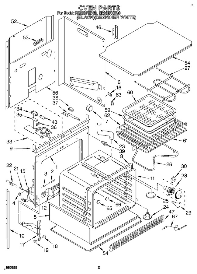 Diagram for RB260PXBQ0