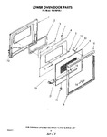 Diagram for 05 - Lower Oven Door , Literature And Optional