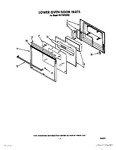 Diagram for 06 - Lower Oven Door