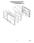 Diagram for 05 - Lower Oven Door