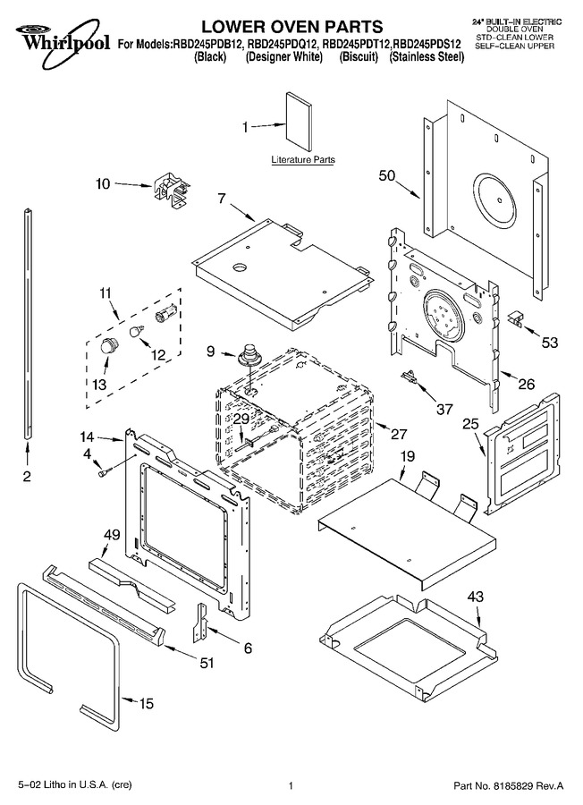 Diagram for RBD245PDS12