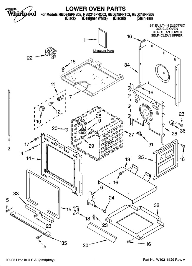 Diagram for RBD245PRT02