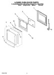 Diagram for 03 - Lower Oven Door Parts