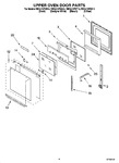 Diagram for 04 - Upper Oven Door Parts