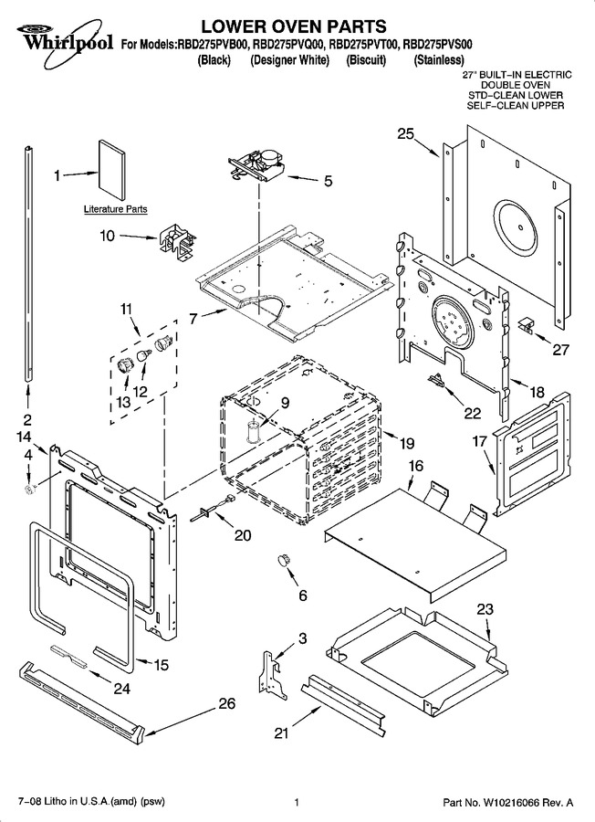 Diagram for RBD275PVQ00