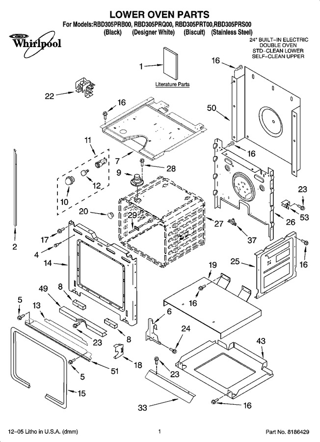 Diagram for RBD305PRQ00