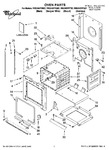 Diagram for 01 - Oven Parts