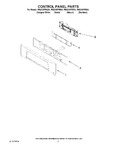 Diagram for 02 - Control Panel Parts