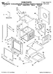 Diagram for 01 - Oven Parts