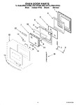 Diagram for 03 - Oven Door Parts