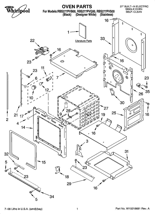 Diagram for RBS277PVS00