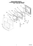 Diagram for 03 - Oven Door Parts