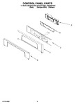 Diagram for 02 - Control Panel Parts