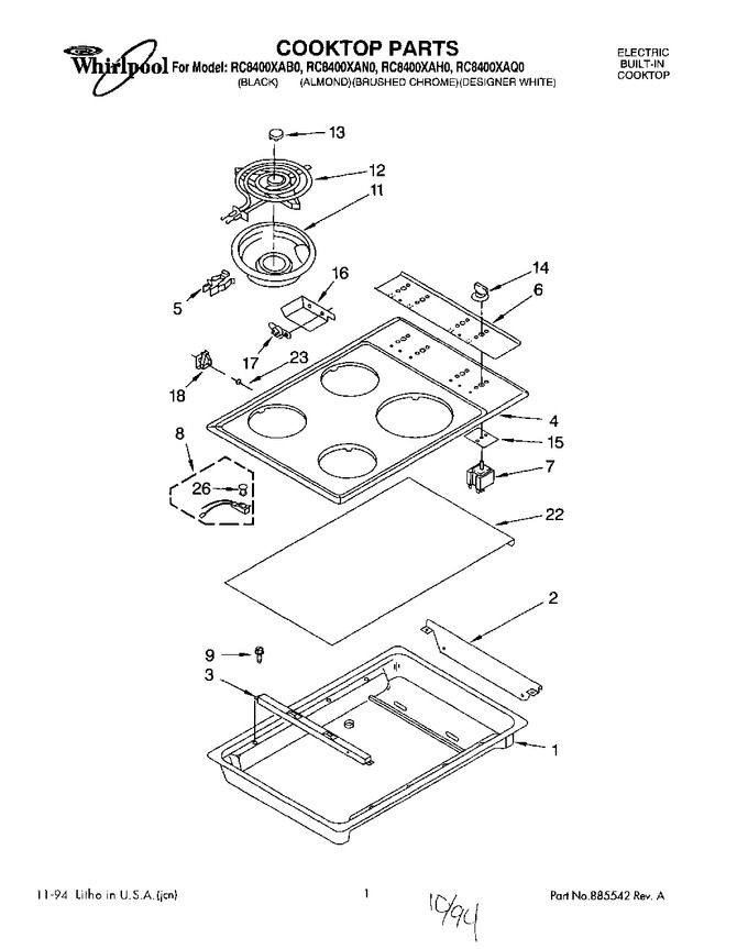 Diagram for RC8400XAQ0