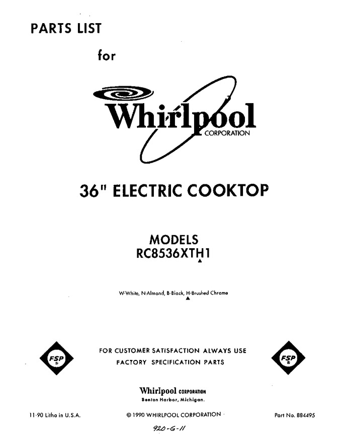 Diagram for RC8536XTH1