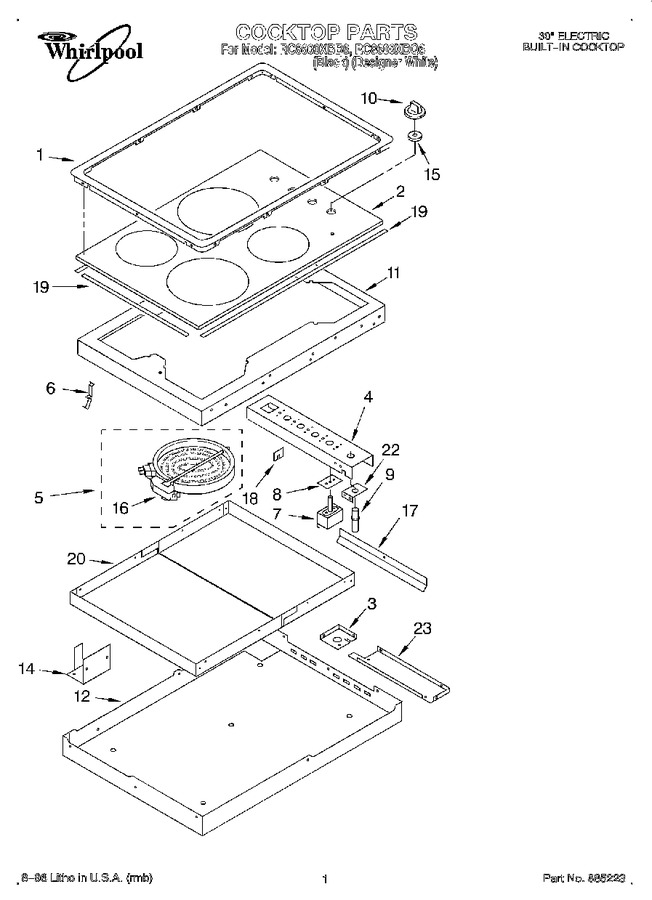 Diagram for RC8600XBQ6