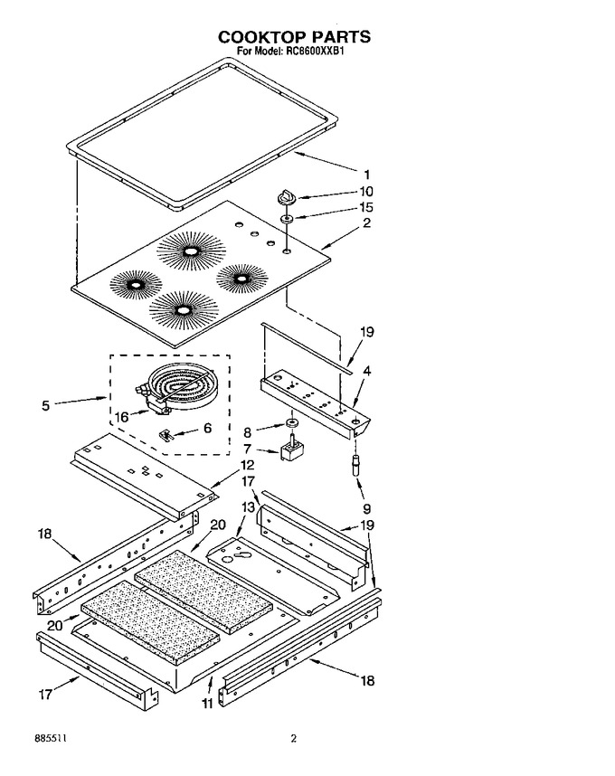 Diagram for RC8600XXB1