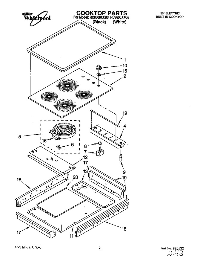 Diagram for RC8600XXB3