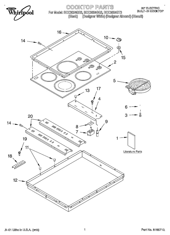 Diagram for RCC3024GB3