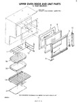 Diagram for 07 - Upper Oven Door And Unit