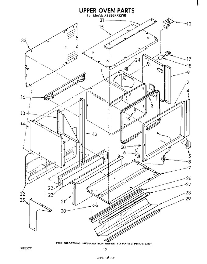 Diagram for RE960PXKW0