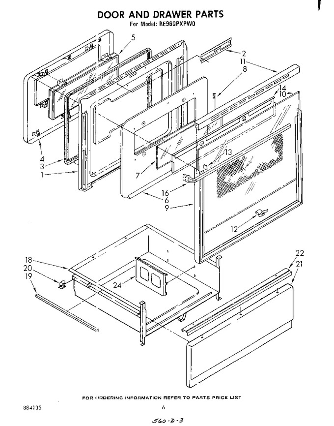 Diagram for RE960PXPW0