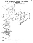 Diagram for 07 - Upper Oven Door And Unit