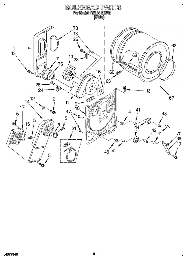 Diagram for REL3612BW2