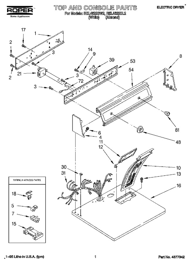 Diagram for REL4622BW2