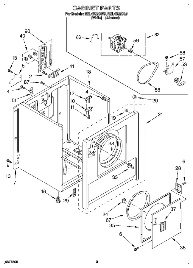 Diagram for REL4622DL0