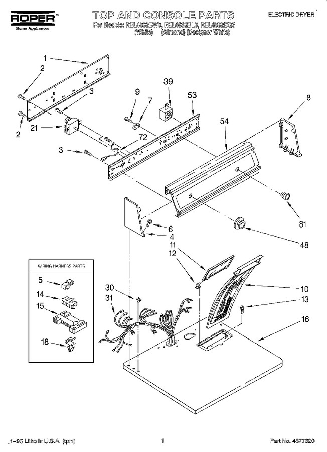 Diagram for REL4632BL3