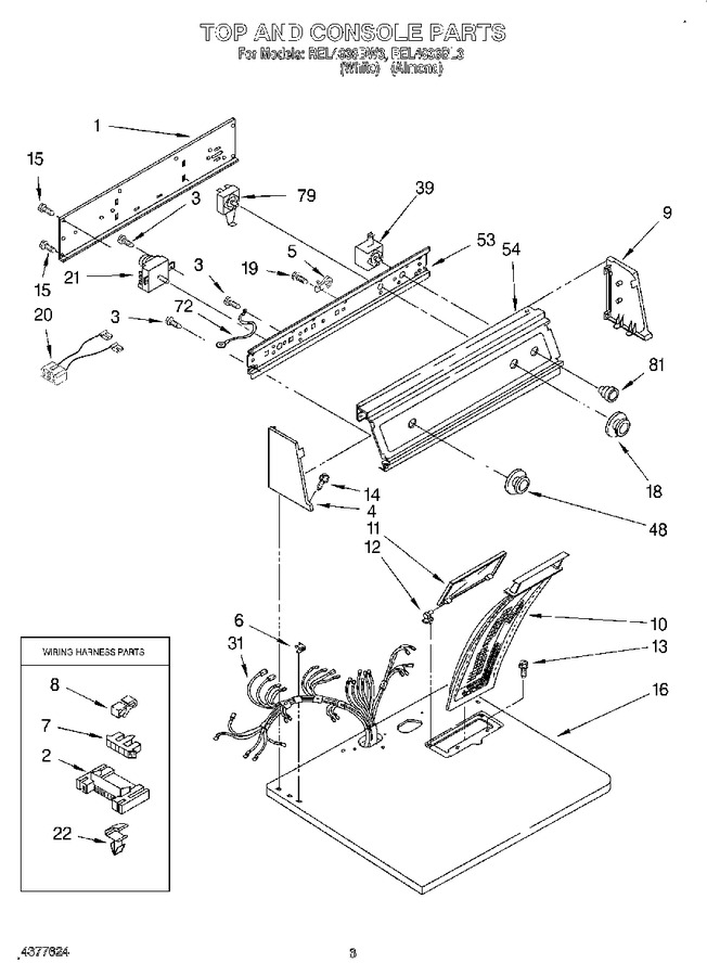 Diagram for REL4636BW3