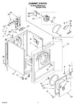 Diagram for 02 - Cabinet Parts