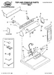 Diagram for 01 - Top And Console Parts Optional Parts (not Included)