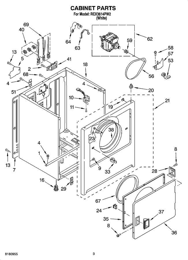 Diagram for REX3614PW2