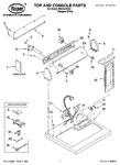 Diagram for 01 - Top And Console Parts Optional Parts (not Included)