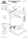 Diagram for 01 - Top And Console Parts