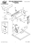 Diagram for 01 - Top And Console Parts