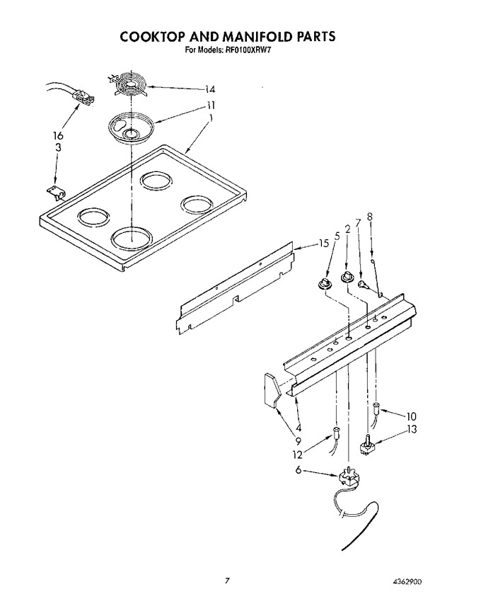 Diagram for RF0100XRW7