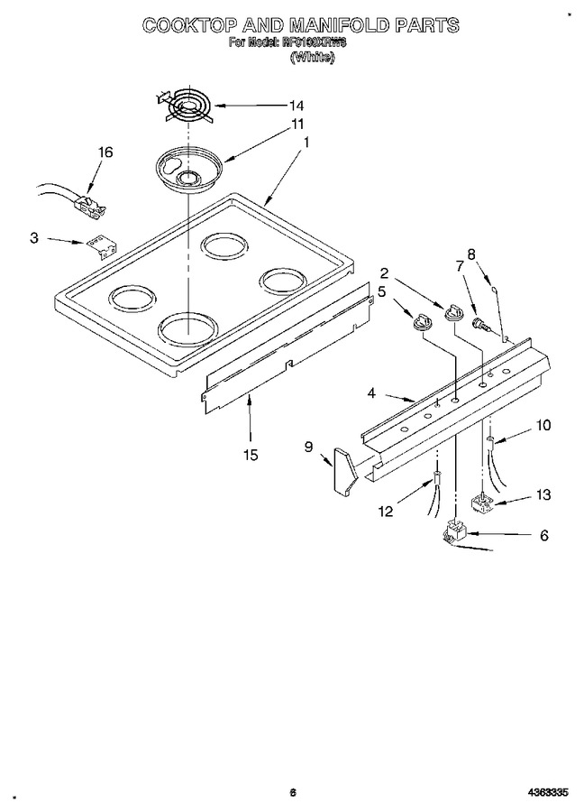 Diagram for RF0100XRW8