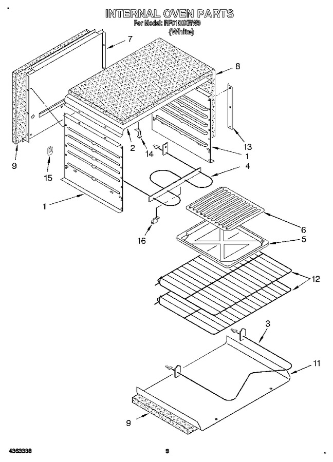 Diagram for RF0100XRW9