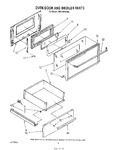 Diagram for 05 - Oven Door And Broiler