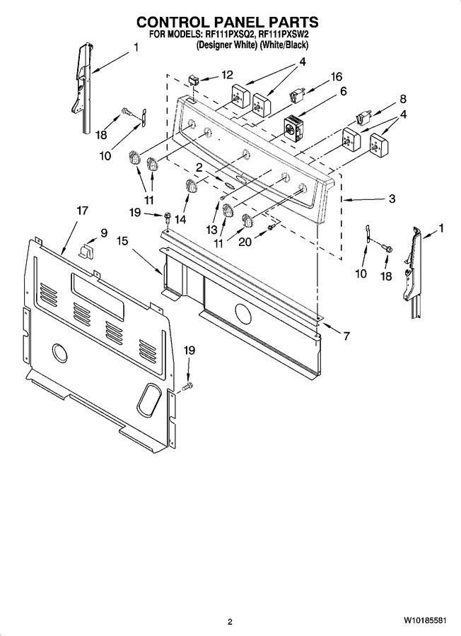 Diagram for RF111PXSW2